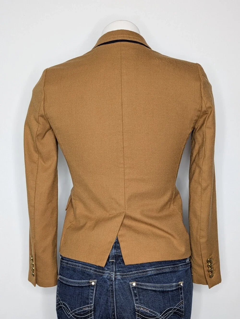 J Crew Schoolboy Brown Wool Professional Blazer 00P